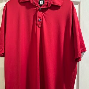 FootJoy Vibrant Red Golf Polo